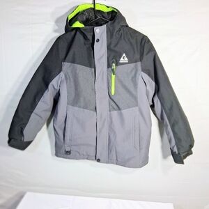 Boys 10-12 Med. Gerry Hooded Winter/Spring Removable Inner Lining Full Zip Coat